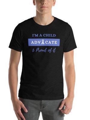 I’m A Child Advocate – Short-Sleeve Dark Unisex T-Shirt