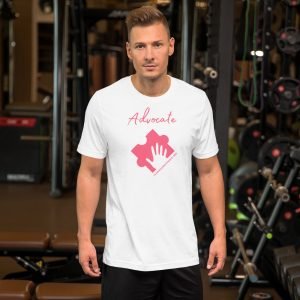 Short-sleeve unisex t-shirt – pink design
