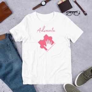 Short-sleeve unisex t-shirt – pink design