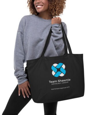 Team Shawnie Advocacy Group – Large organic tote bag