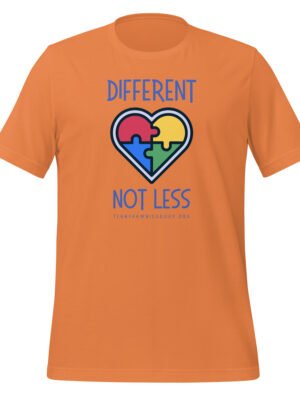 Different, Not Less – Unisex t-shirt