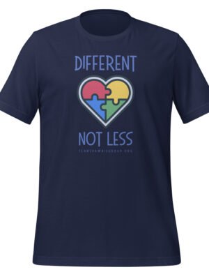 Different, Not Less – Unisex t-shirt