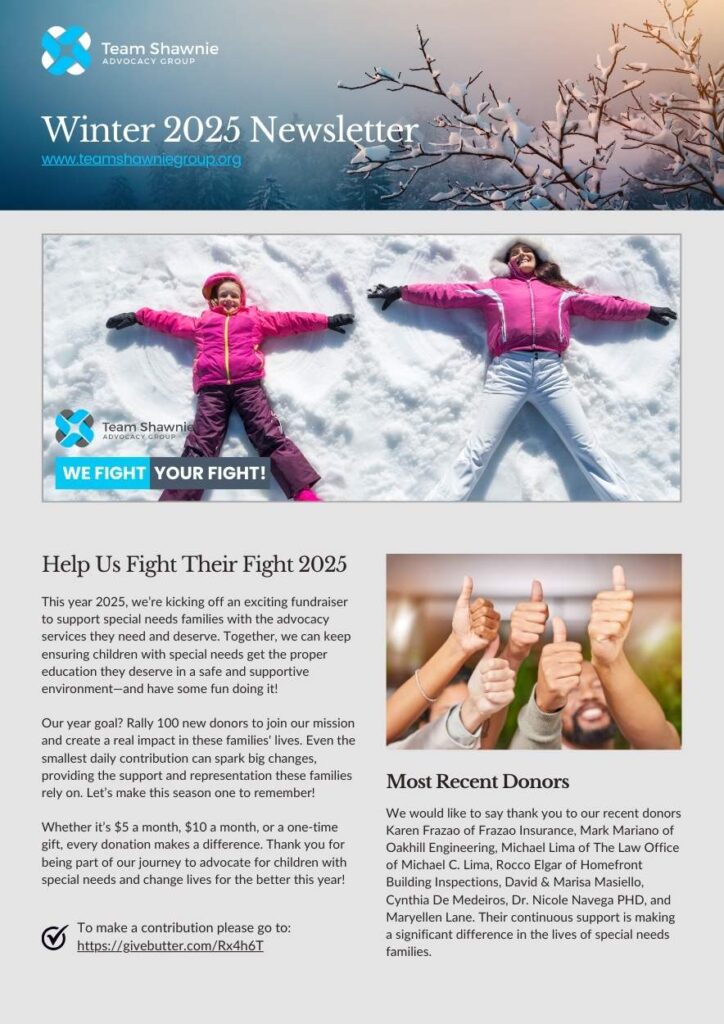 TSAG_Winter Newsletter 2025 Cover Page